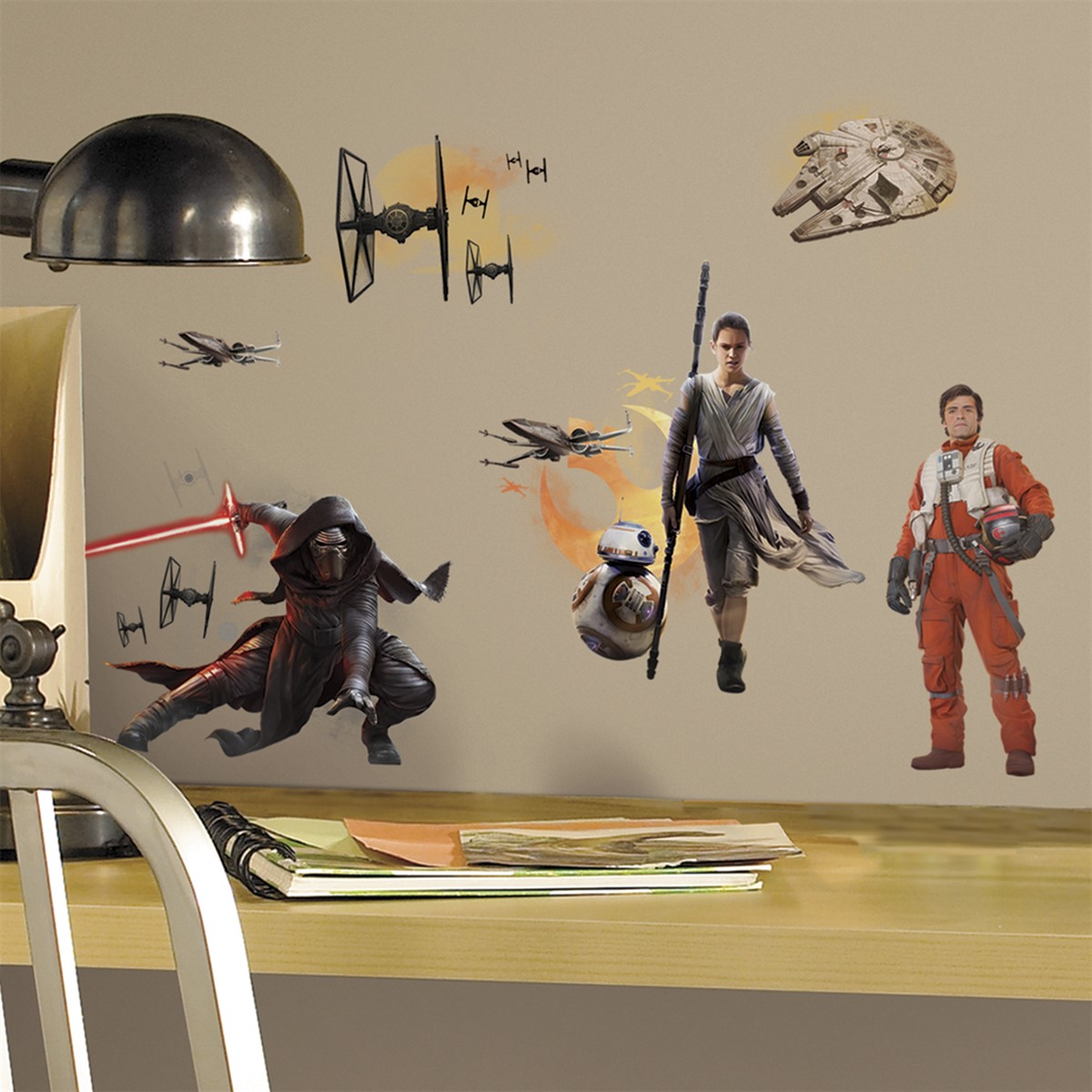 Star Wars VII Characters Peel and Stick Wall Decals - PartyBell.com