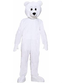 Polar Bear Plush Economy Mascot Adult Costume