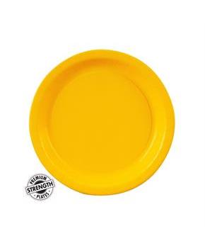 School Bus Yellow (Yellow) Dessert Plates