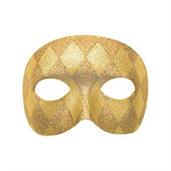 Mardi Gras Harlequin Domino Mask
