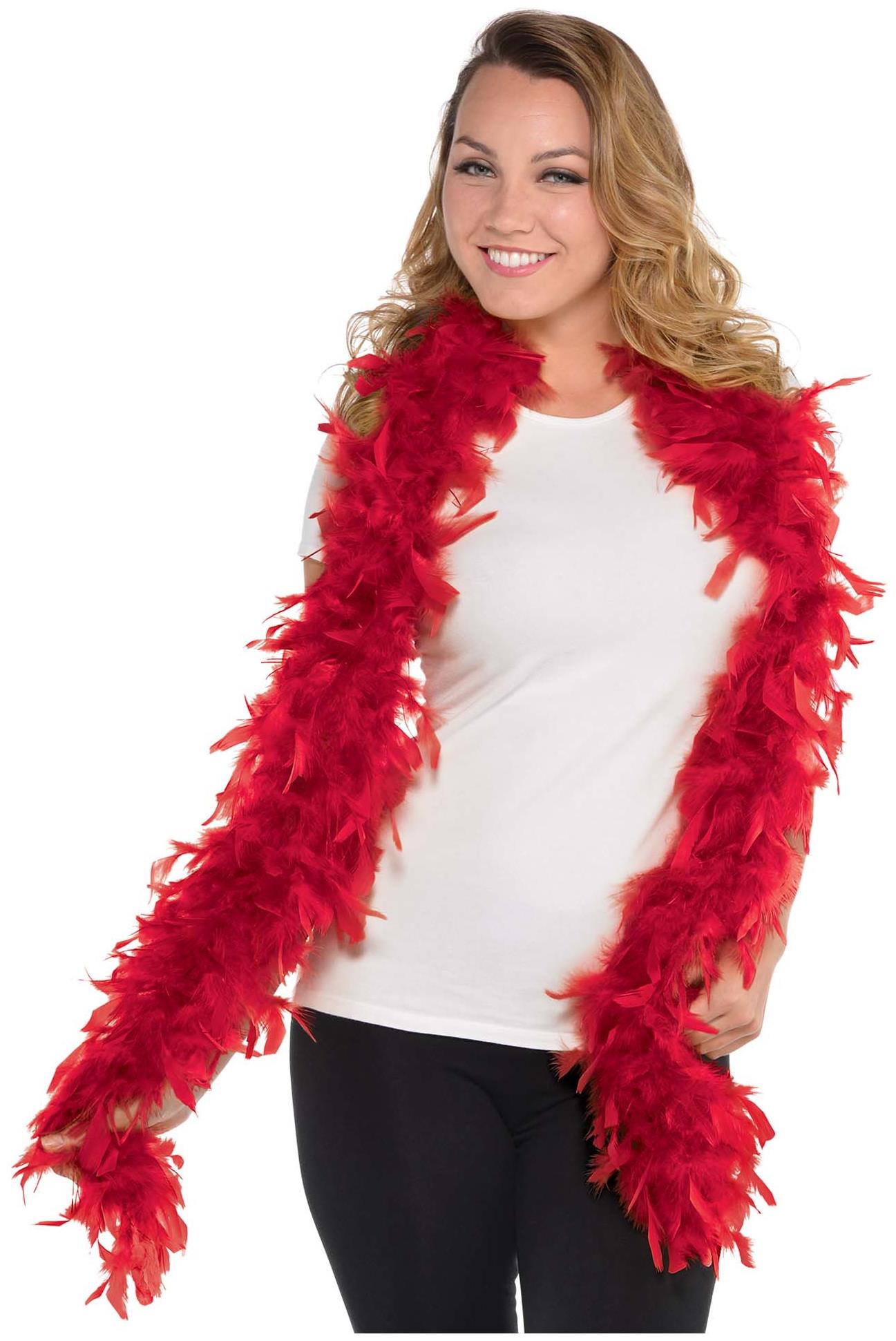 Red Feather Boa 2031