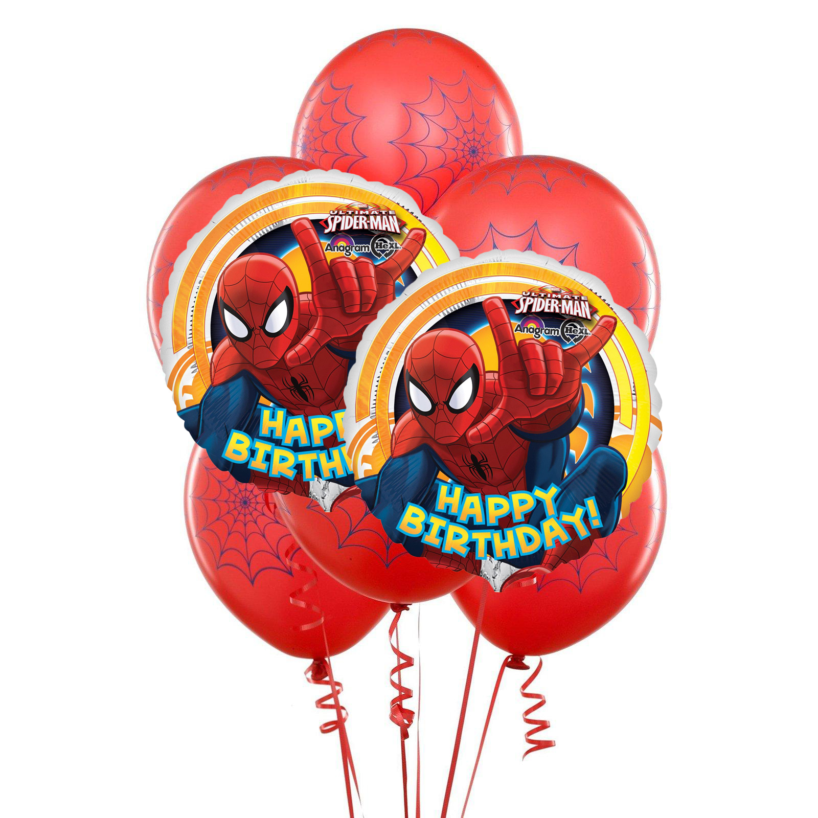 Spider man 8 pc Balloon Kit - PartyBell.com