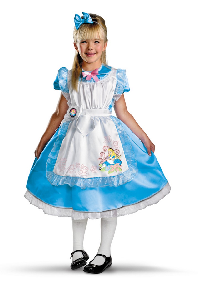 Disney Alice in Wonderland - Alice Deluxe Toddler / Child Costume ...
