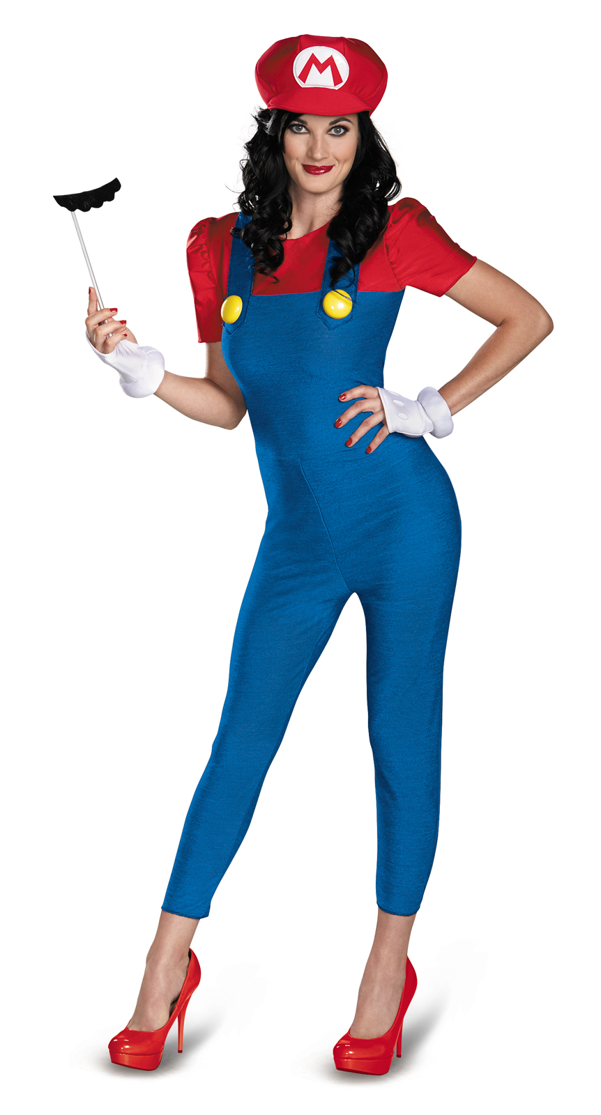 Super Mario Bros Deluxe Mario Female Adult Costume