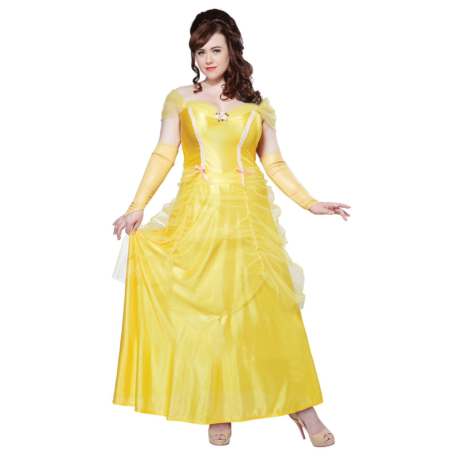 Yellow Halloween Costume
 Classic Beauty Yellow Dress Adult Plus Costume PartyBell