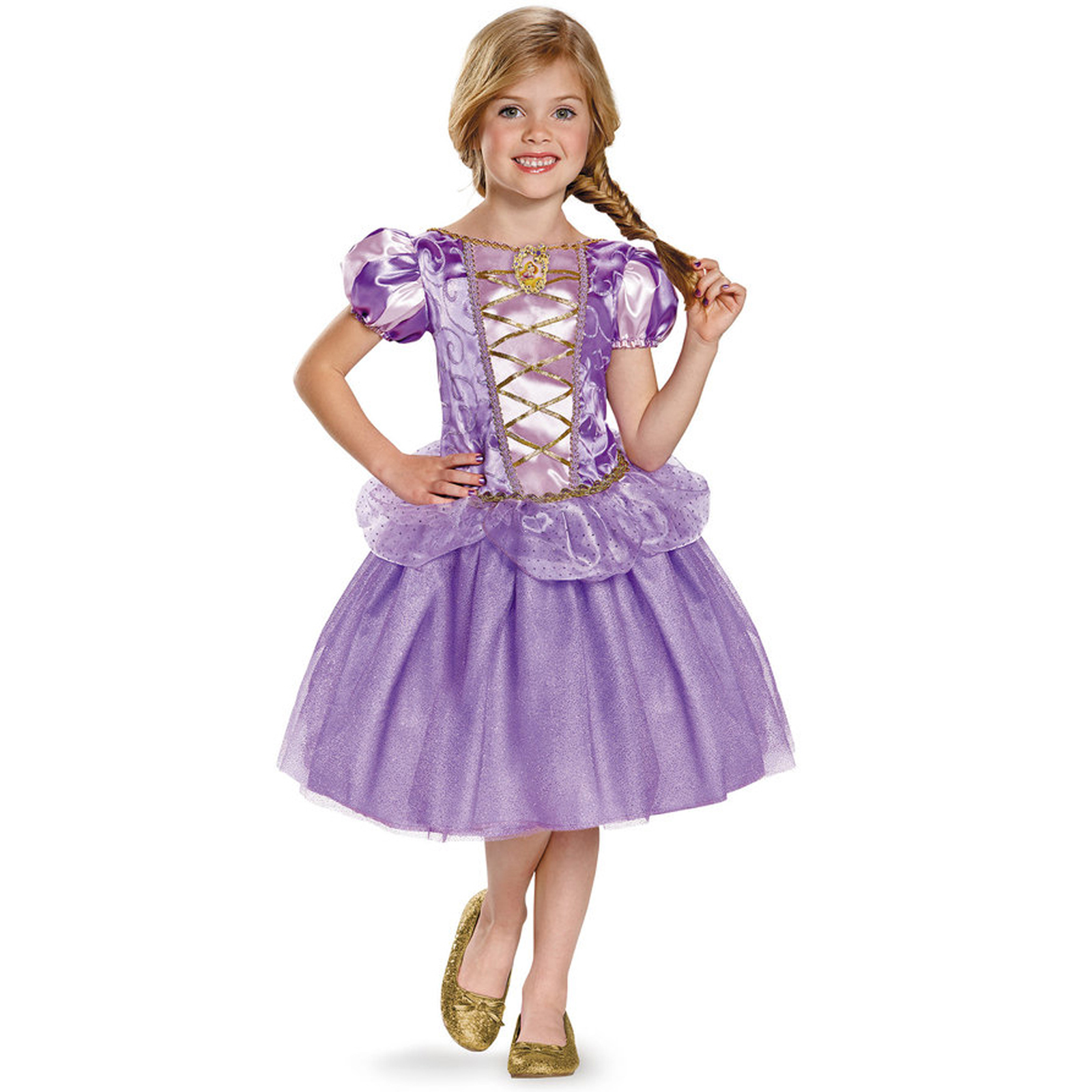 Disney's Tangled Rapunzel Girls Classic Costume - PartyBell.com