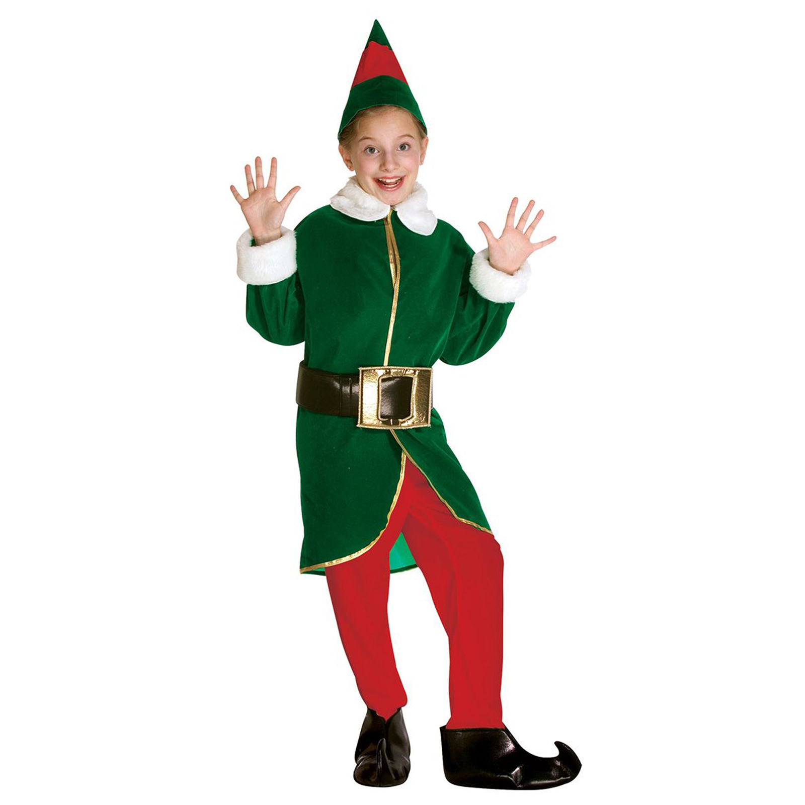 Green Elf Child Costume - PartyBell.com