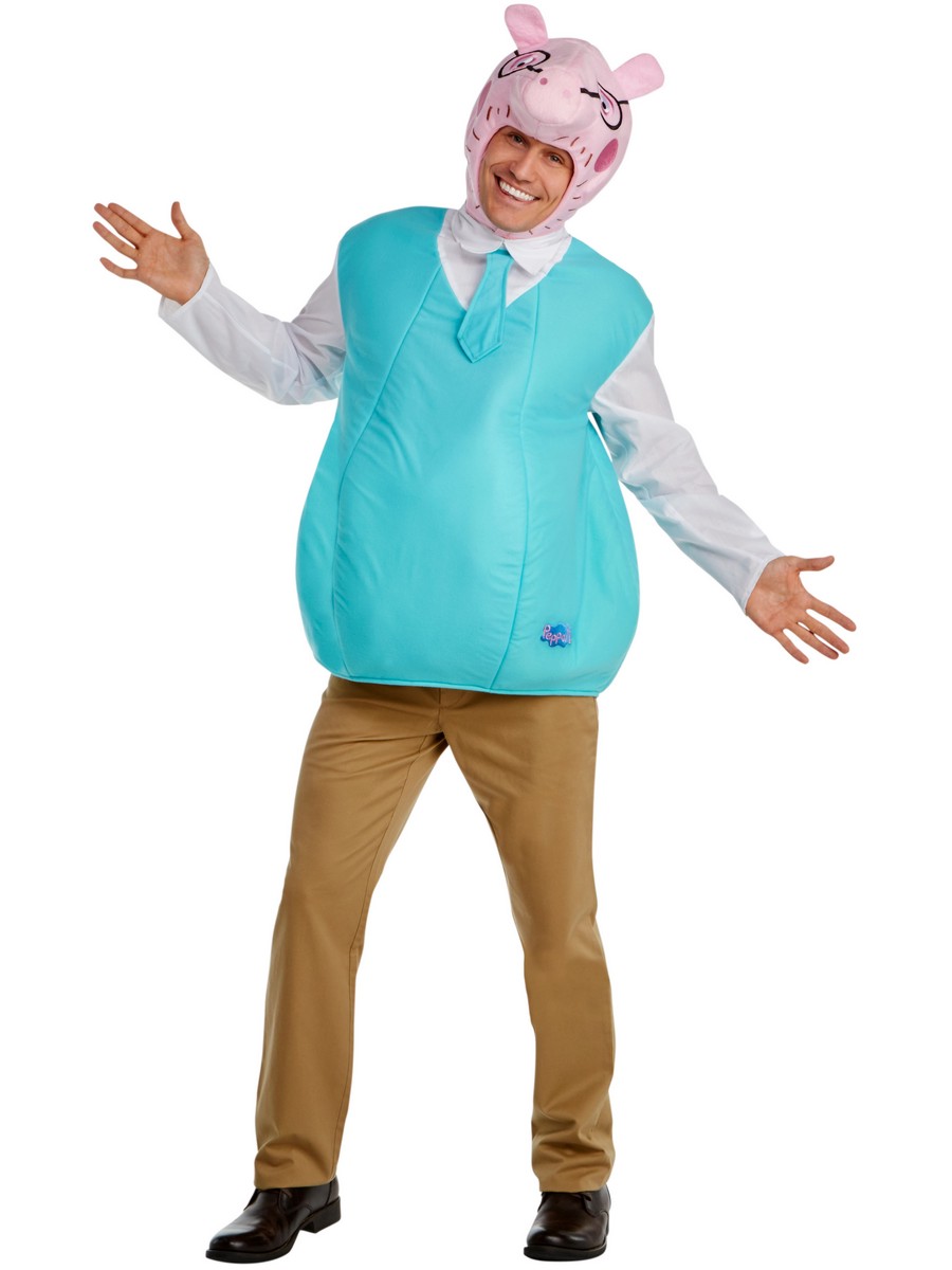 Peppa Pig - Daddy Pig Classic Adult Costume - PartyBell.com