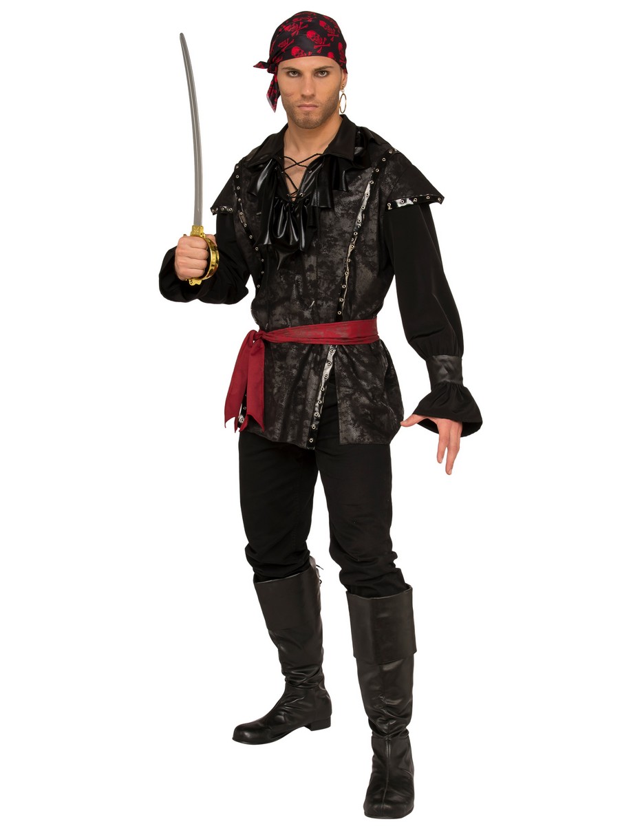 Plundering Pirate Adult Costume - PartyBell.com