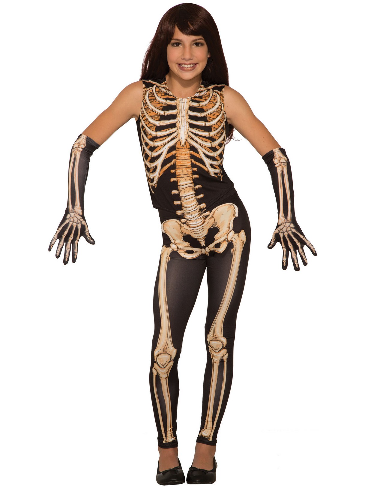 Girls Pretty Bones Costume - PartyBell.com
