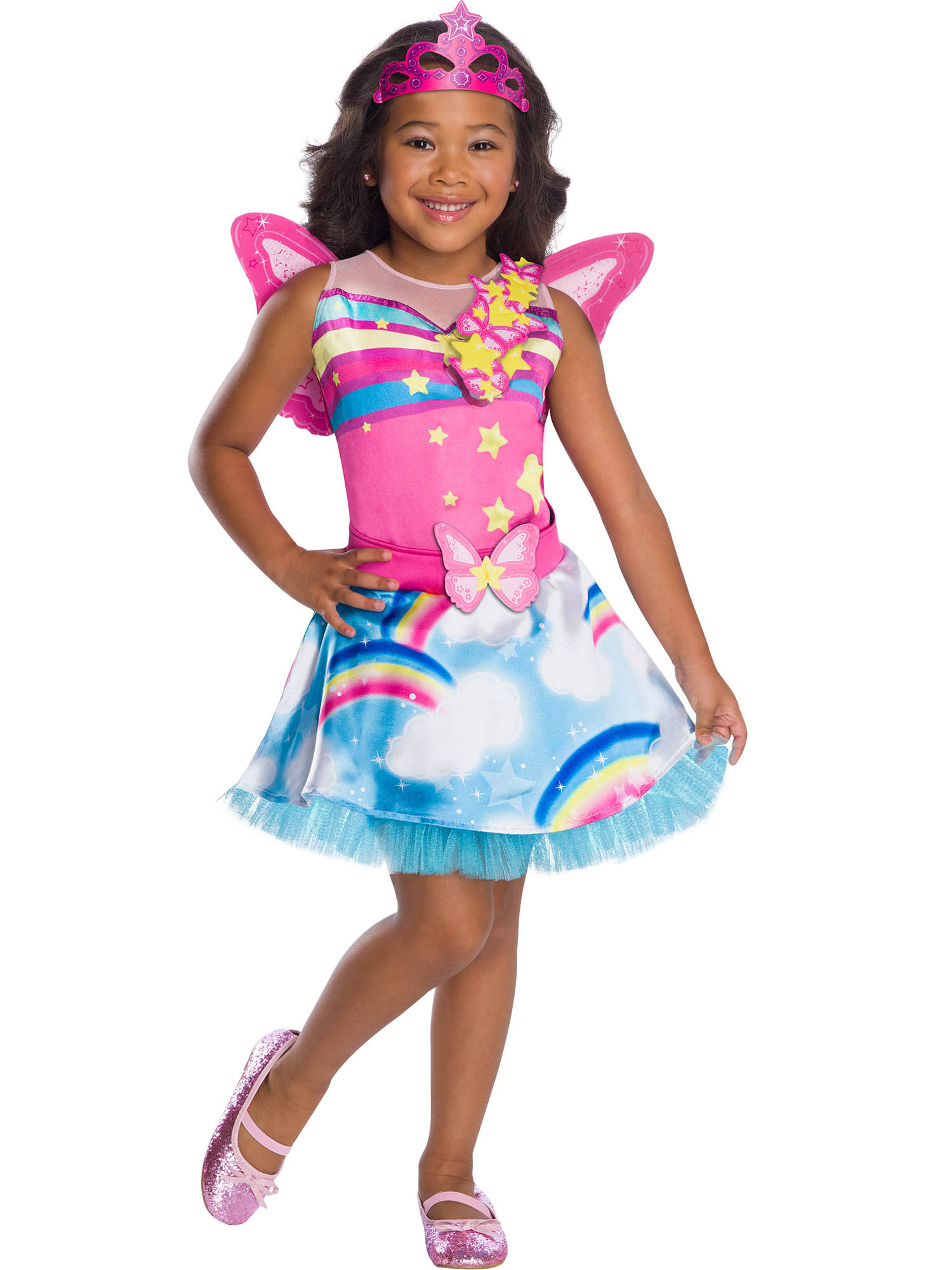 Girls Barbie Fairy Costume