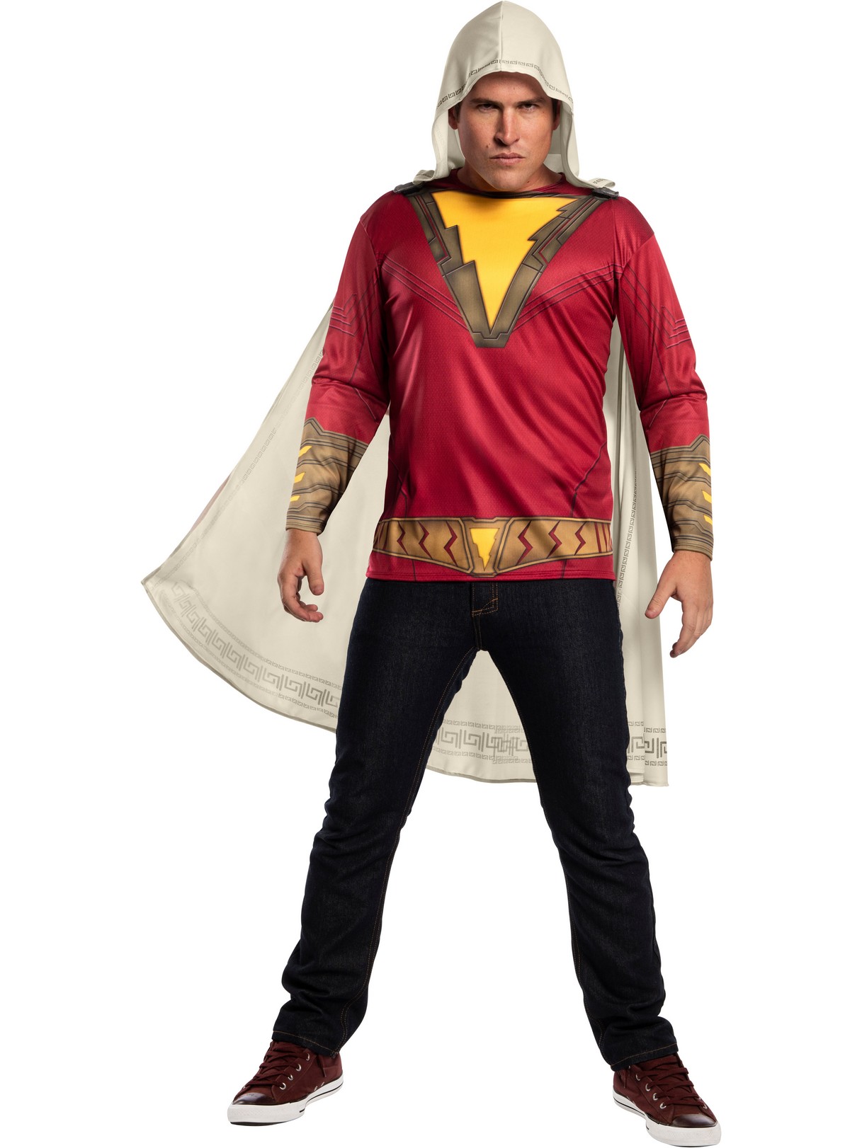 Shazam Costume Top Adult Costume - PartyBell.com