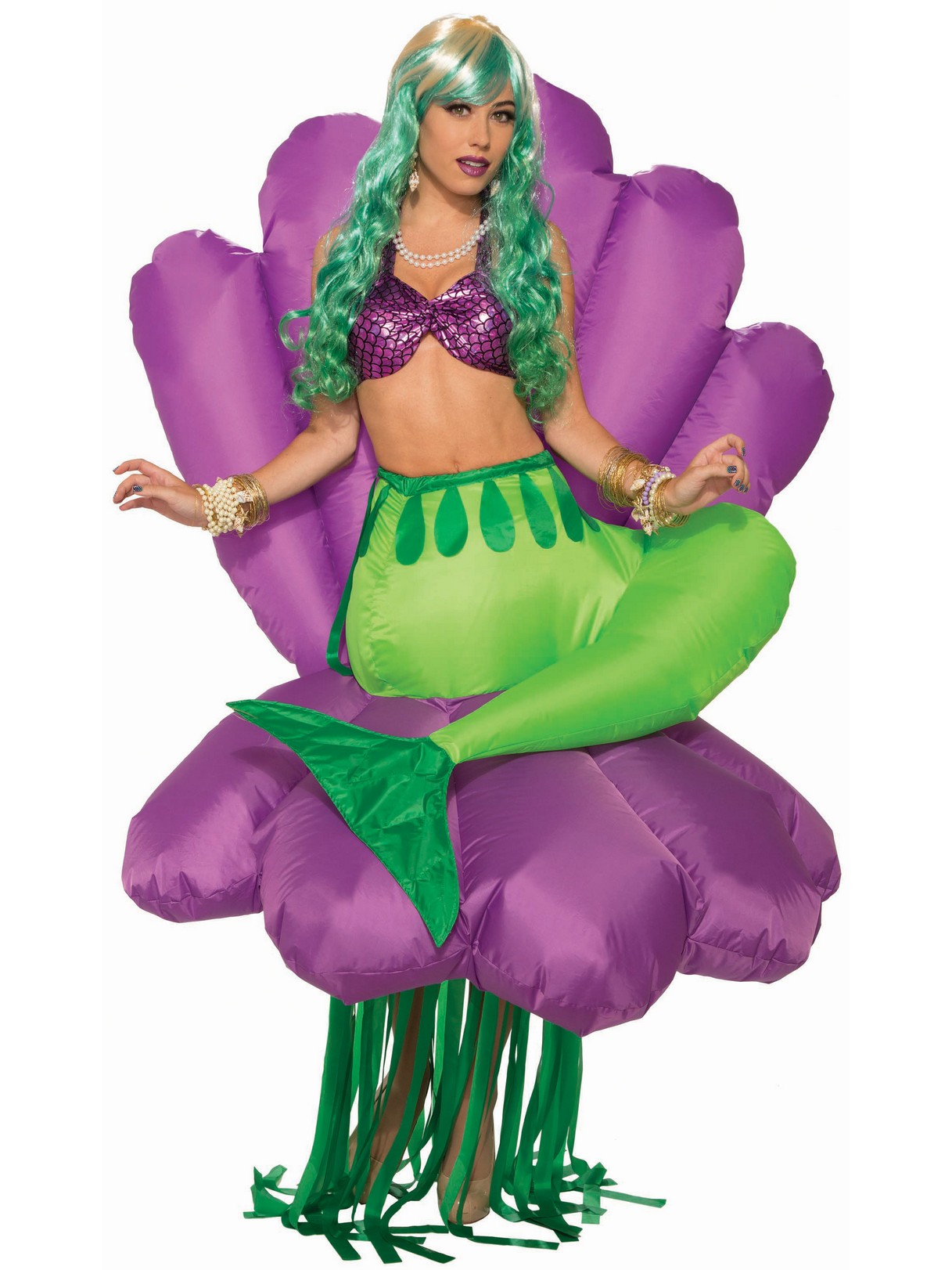 Inflatable Mermaid Costume Partybell Com