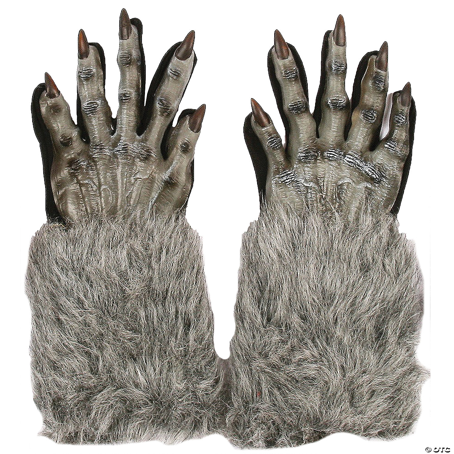 WEREWOLF GLOVES ADULT GREY - PartyBell.com