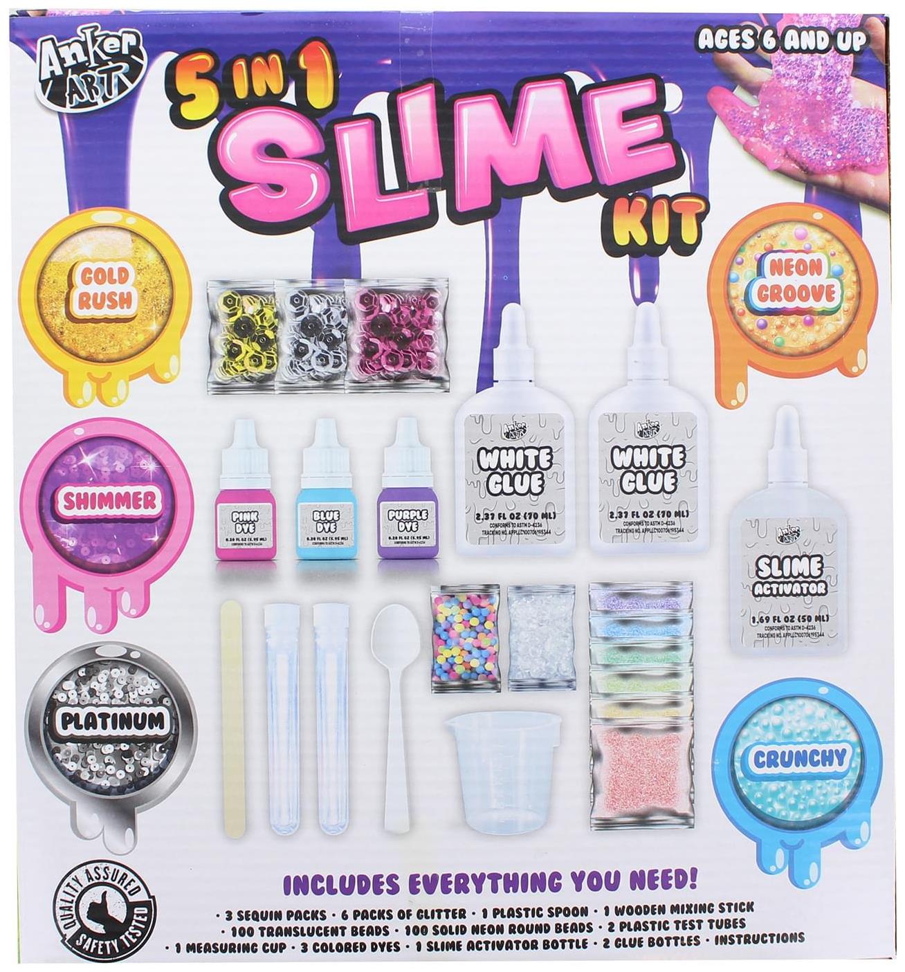 Slimygloop Mix EMS Cotton Candy DIY Slime Kit
