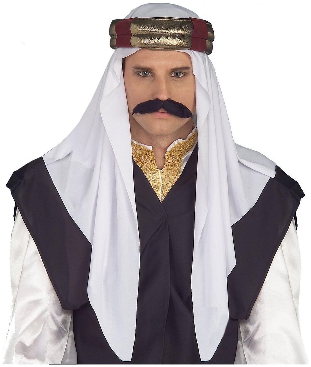 Arabian Sultan Costume Headpiece Adult Men Standard - PartyBell.com