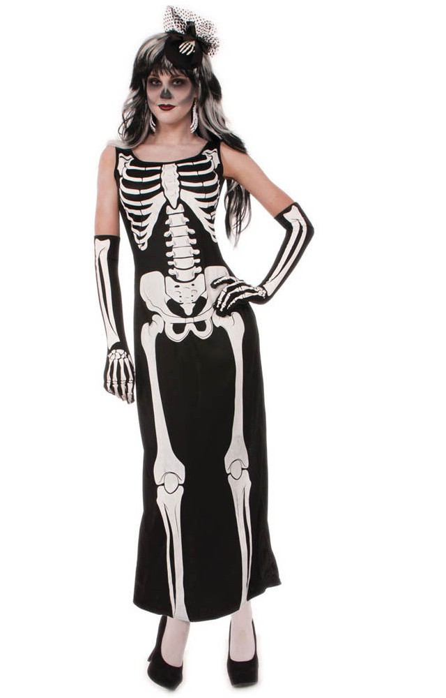 Skeleton Jumpsuit Adult Costume 4926