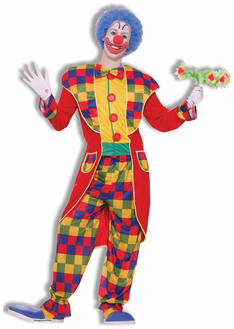 Circus Clown Tuxedo Suit Costume Adult - PartyBell.com