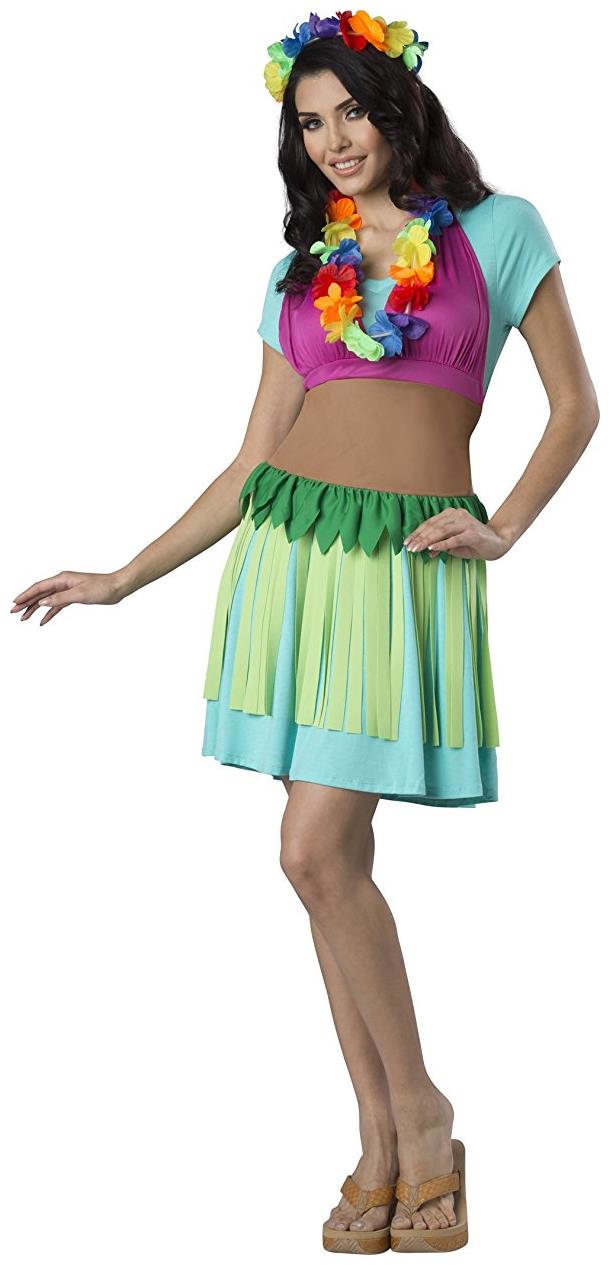 Hawaiian Hula Apron Costume Kit - PartyBell.com