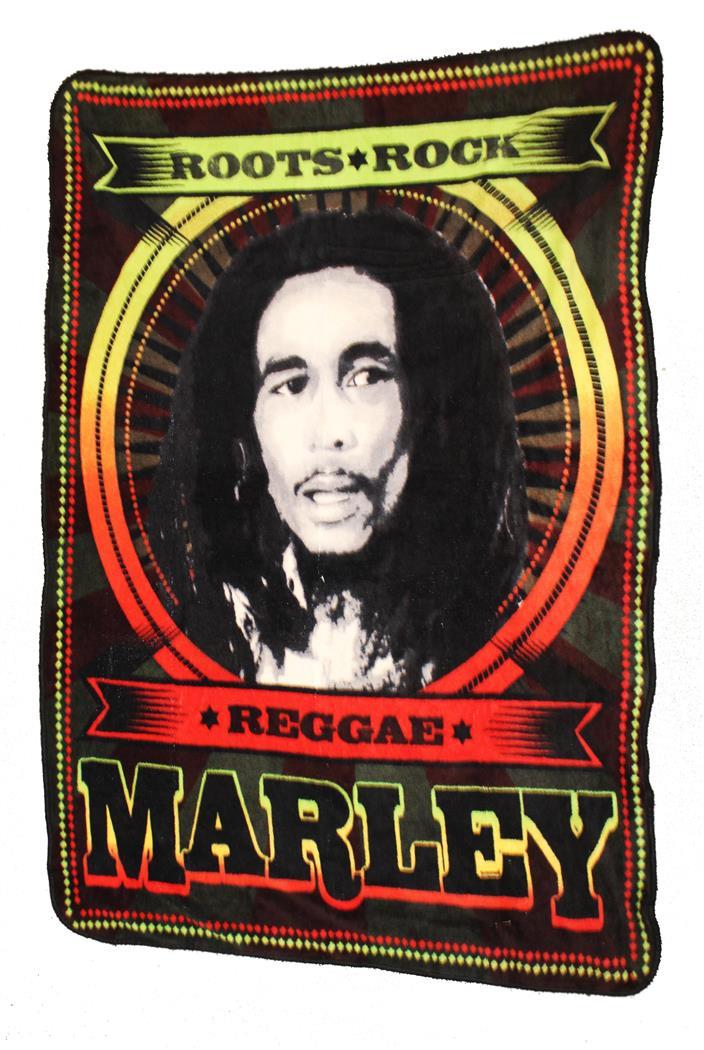 Bob Marley 50"x60" Fleece Throw Blanket Bundle: Legend ...