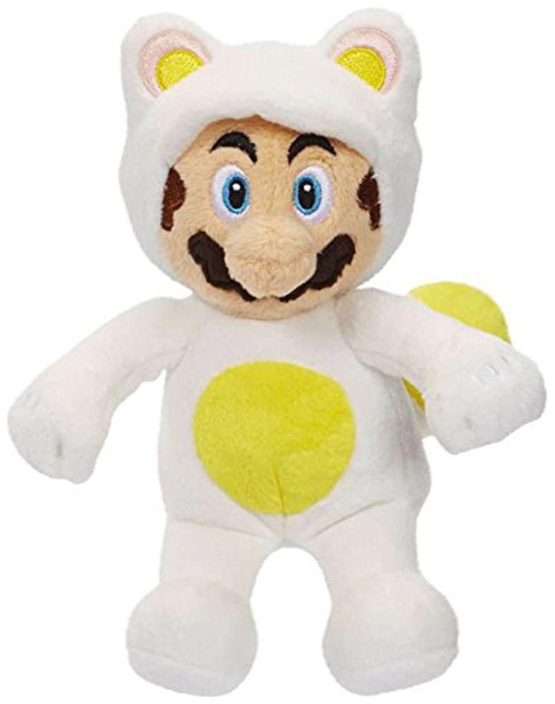 Super Mario Bros Flying Squirrel Yellow Toad 8 Plush Doll