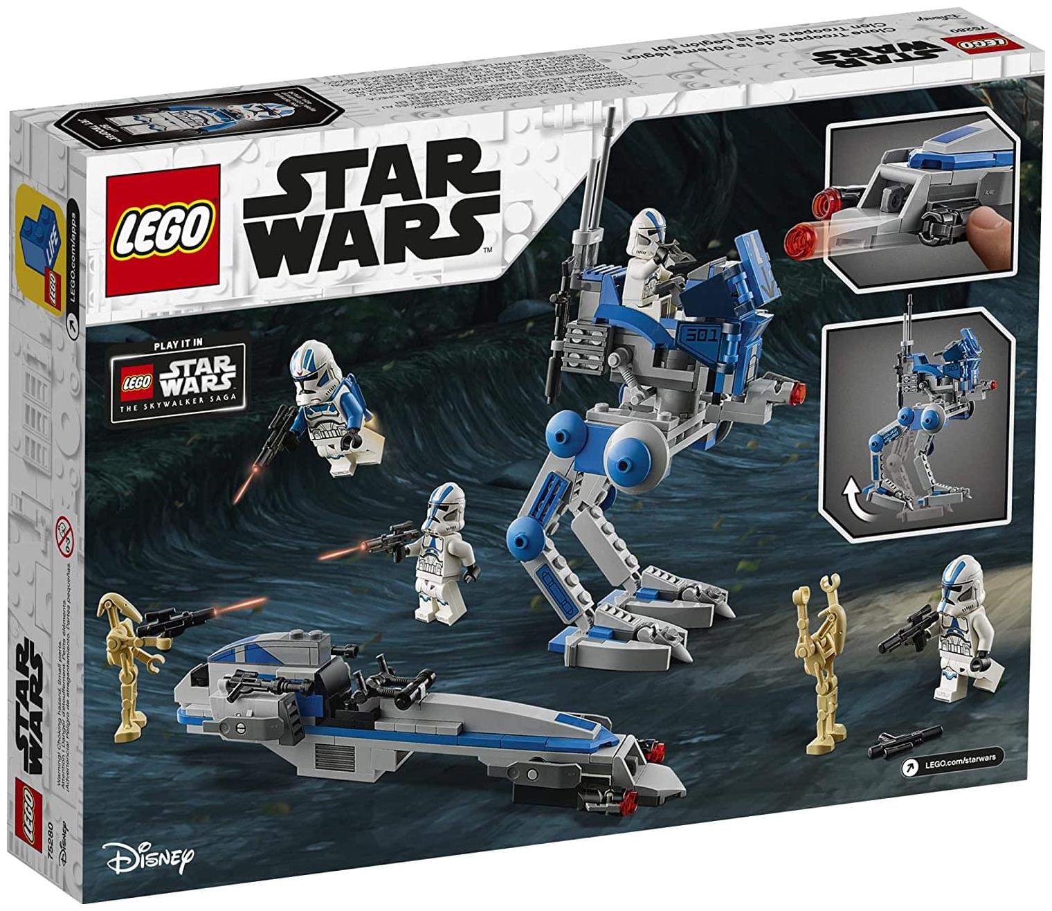 Lego Star Wars 501st Legion Clone Troopers 75280 285 Piece Building Kit 