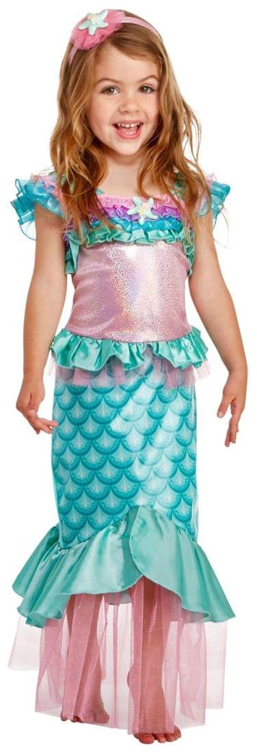 Mermaid Toddler Costume (Blue/Pink) - PartyBell.com