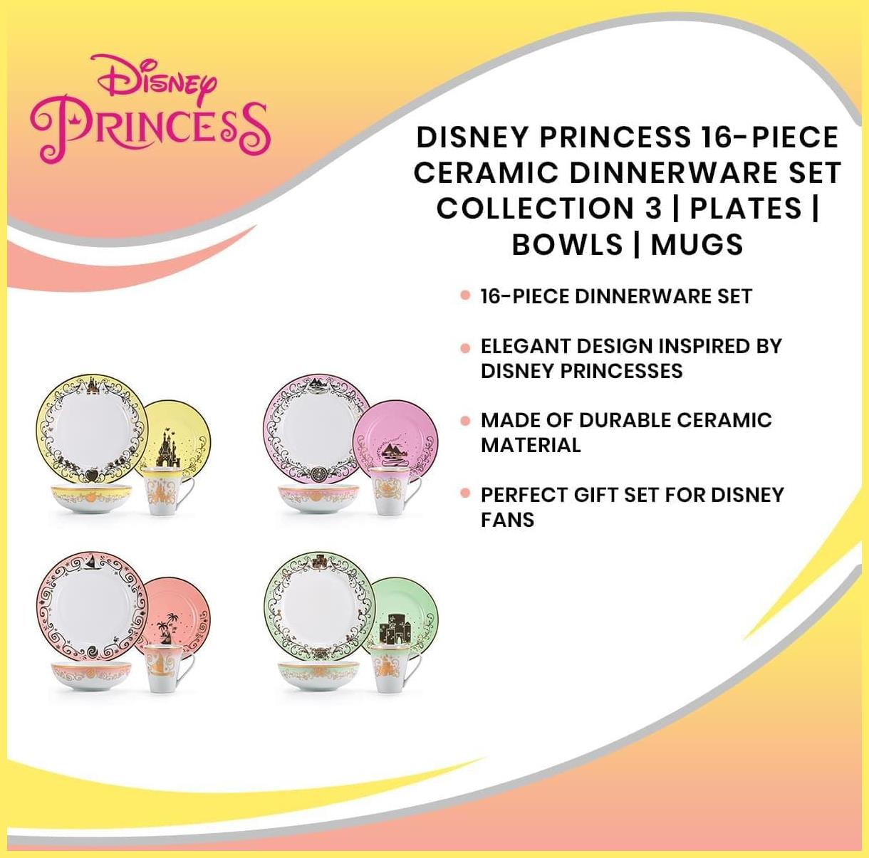 Disney Princesses Princess Ceramic Tea Party Set 11 Pieces 