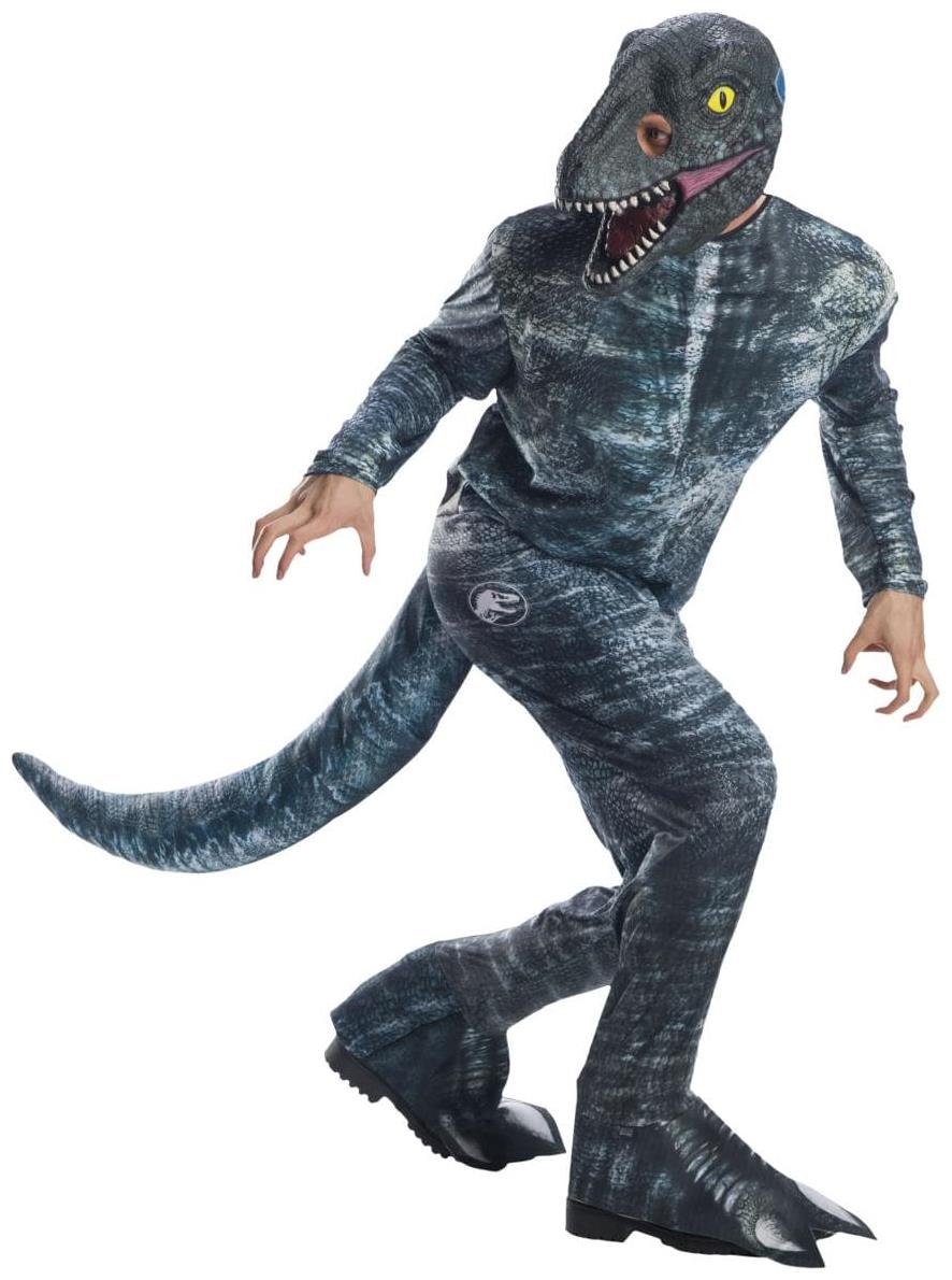 Fallen Kingdom Velociraptor Blue Adult Costume - PartyBell.com