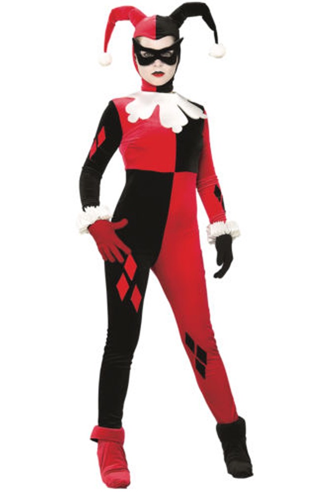 Gotham Girls Harley Quinn Adult Teen Costume - PartyBell.com