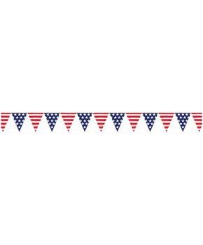 12.5 ft. Stars and Stripes Pennant Banner