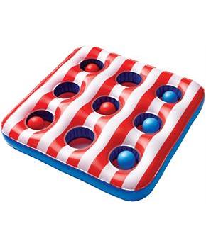 3 in.x25 in. Patriotic Inflatable Ball Toss Game
