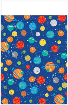 Blast Off Birthday Paper Table Cover