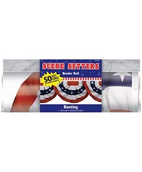 40 ft. American Flag Bunting Room Roll