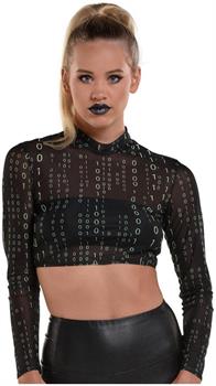Cyberpunk Mesh Top  Costume