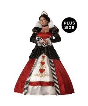 Queen of Hearts Elite Collection Adult Plus Costume - PartyBell.com