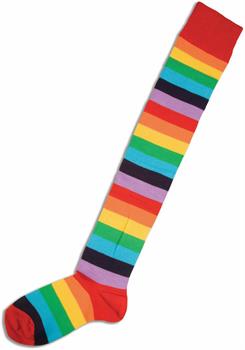 Striped Clown Adult Socks - PartyBell.com