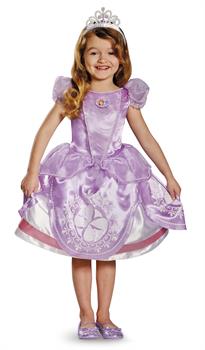 Disney Sofia the First Deluxe Toddler/Child Costume - PartyBell.com