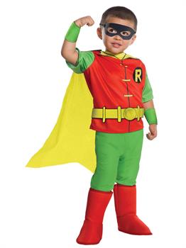 DC Comics - Robin Deluxe Toddler Costume - PartyBell.com