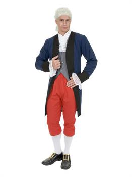Ben Franklin Colonial Man Adult Costume - PartyBell.com
