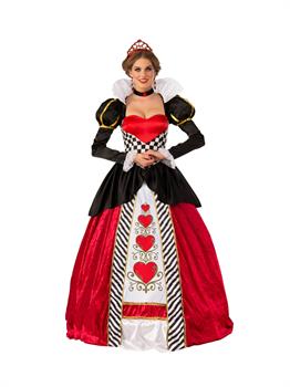 Elite Queen Of Hearts Adult Costume - PartyBell.com