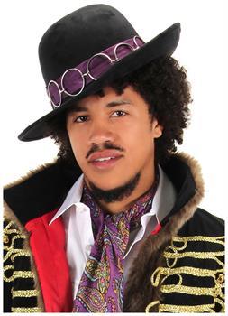 Jimi Hendrix Rockstar Adult Black Costume Hat
