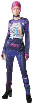 Fortnite Brite Bomber Tween Costume Jumpsuit W/ Cap & Accessories ...