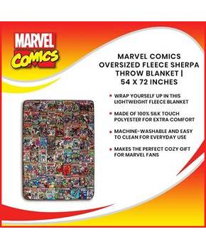 Marvel sherpa online blanket