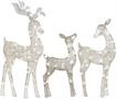 4 Foot Christmas Reindeer Family Flat-tastic Light Up Lawn Decoration