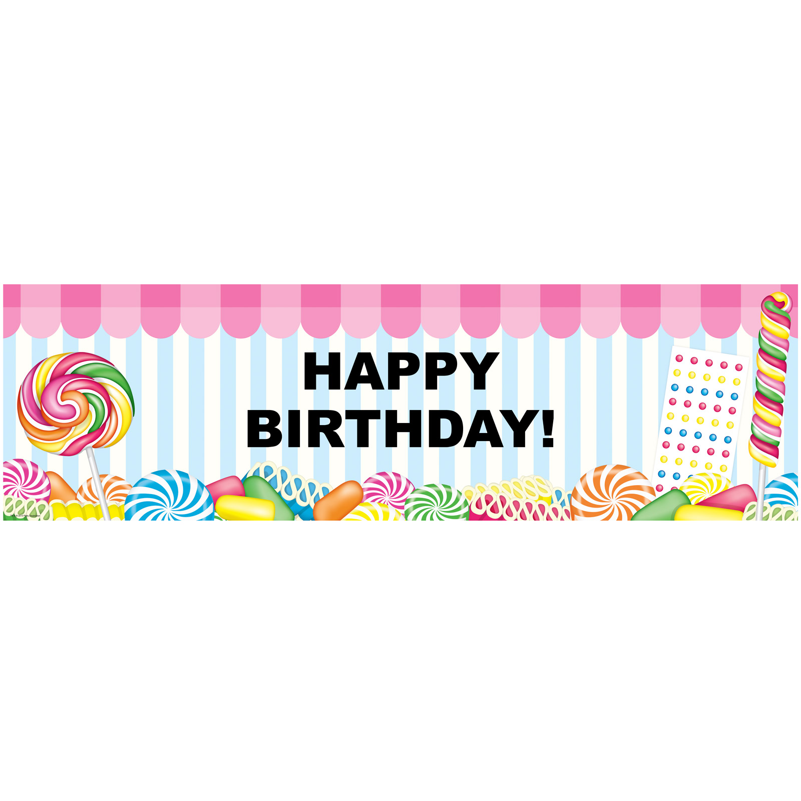 Candy Shoppe Birthday  Banner  PartyBell com