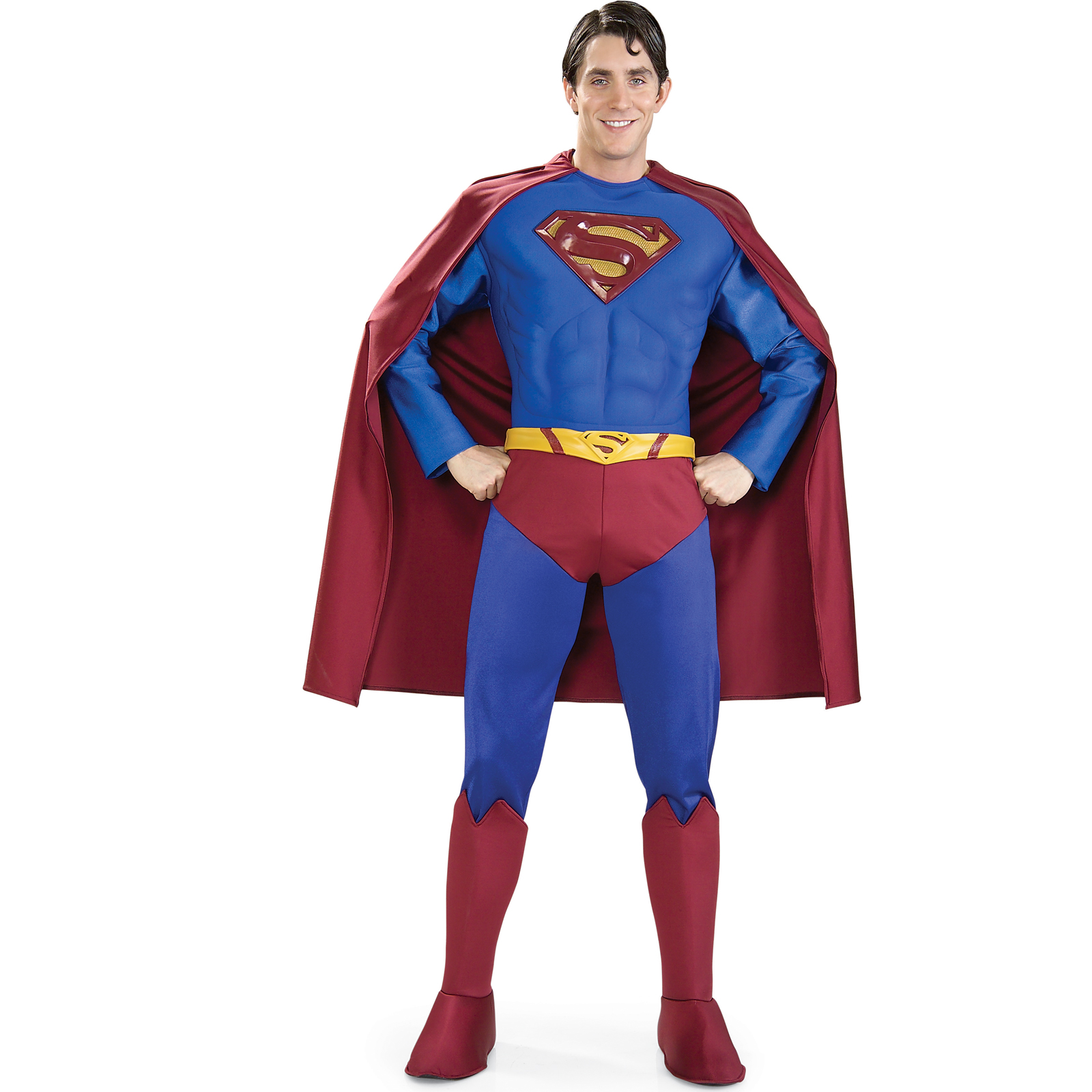 В костюме супермена