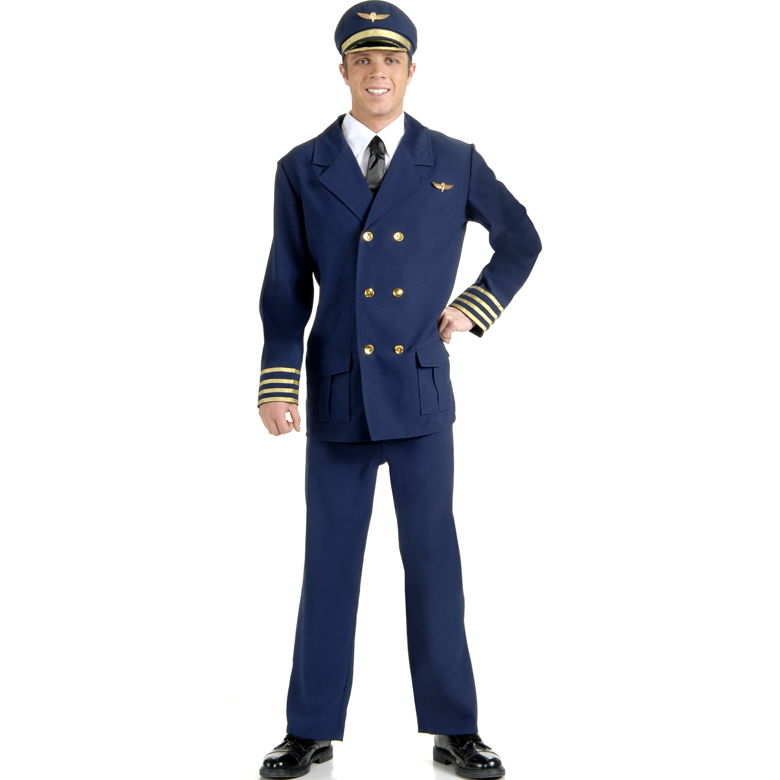 Airline Pilot Adult Costume - PartyBell.com