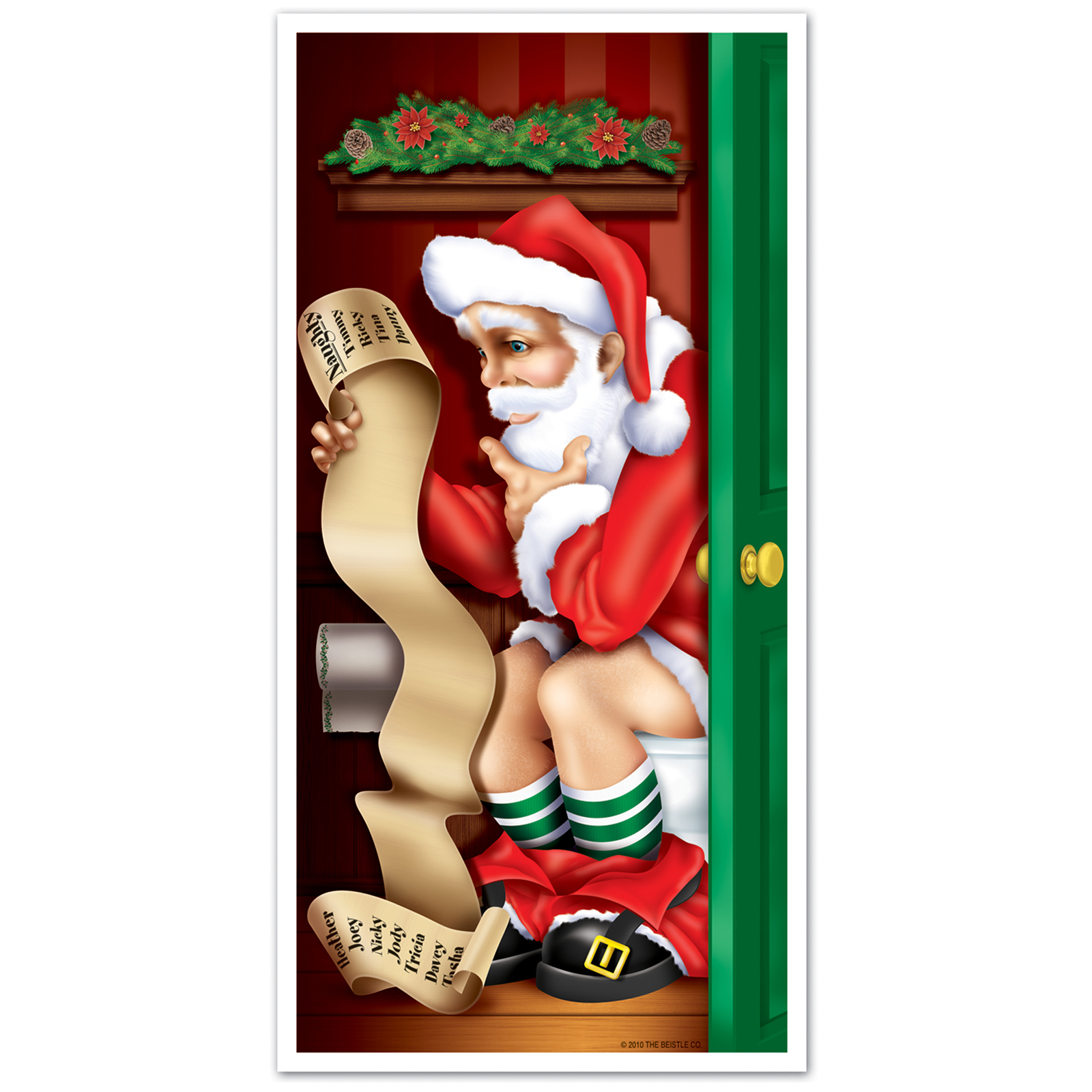 Дверь санты. Santa's Door. Santa Claus at the Door. From Door Santa.