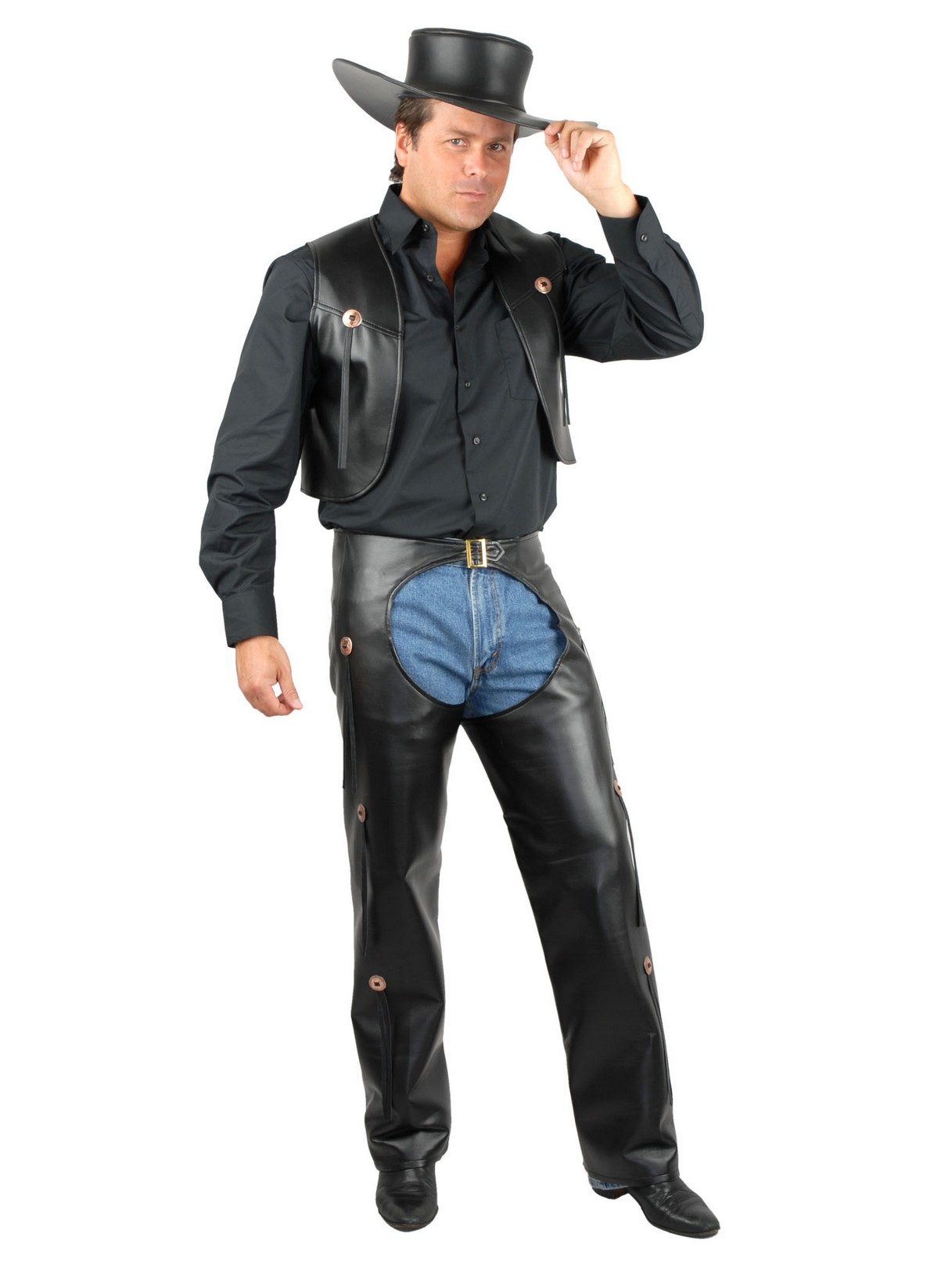 Чапсы Xelement Leather Chaps